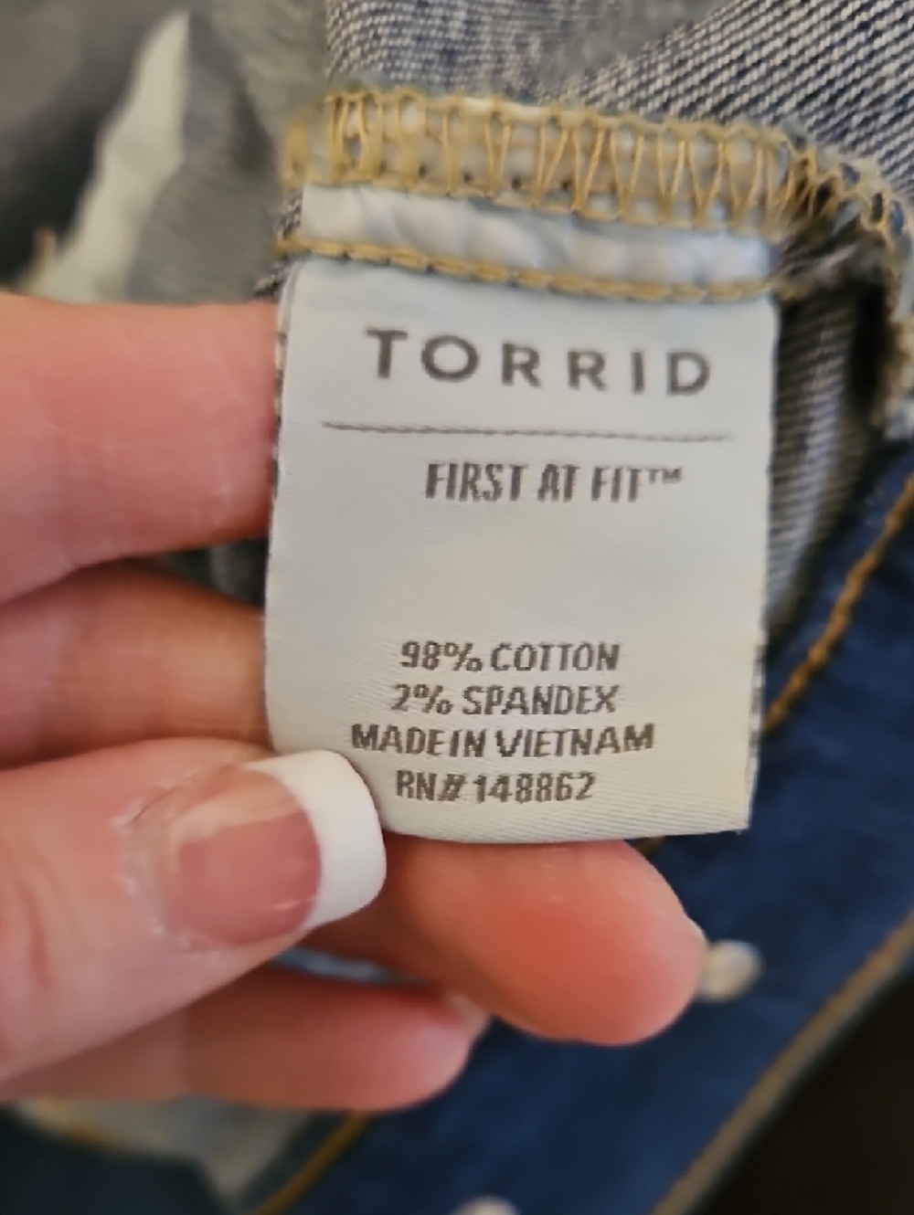 torrid Blue Denim Jean Jacket - Picture 8 of 8